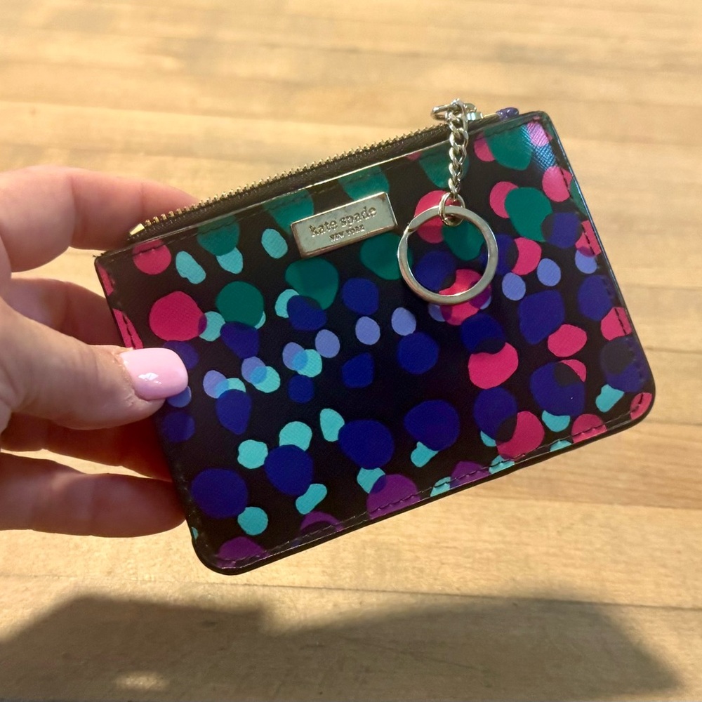 Kate Spade New York Laurel Way Bitsy Dotty Card Coin Case Wallet - Picture 5 of 13